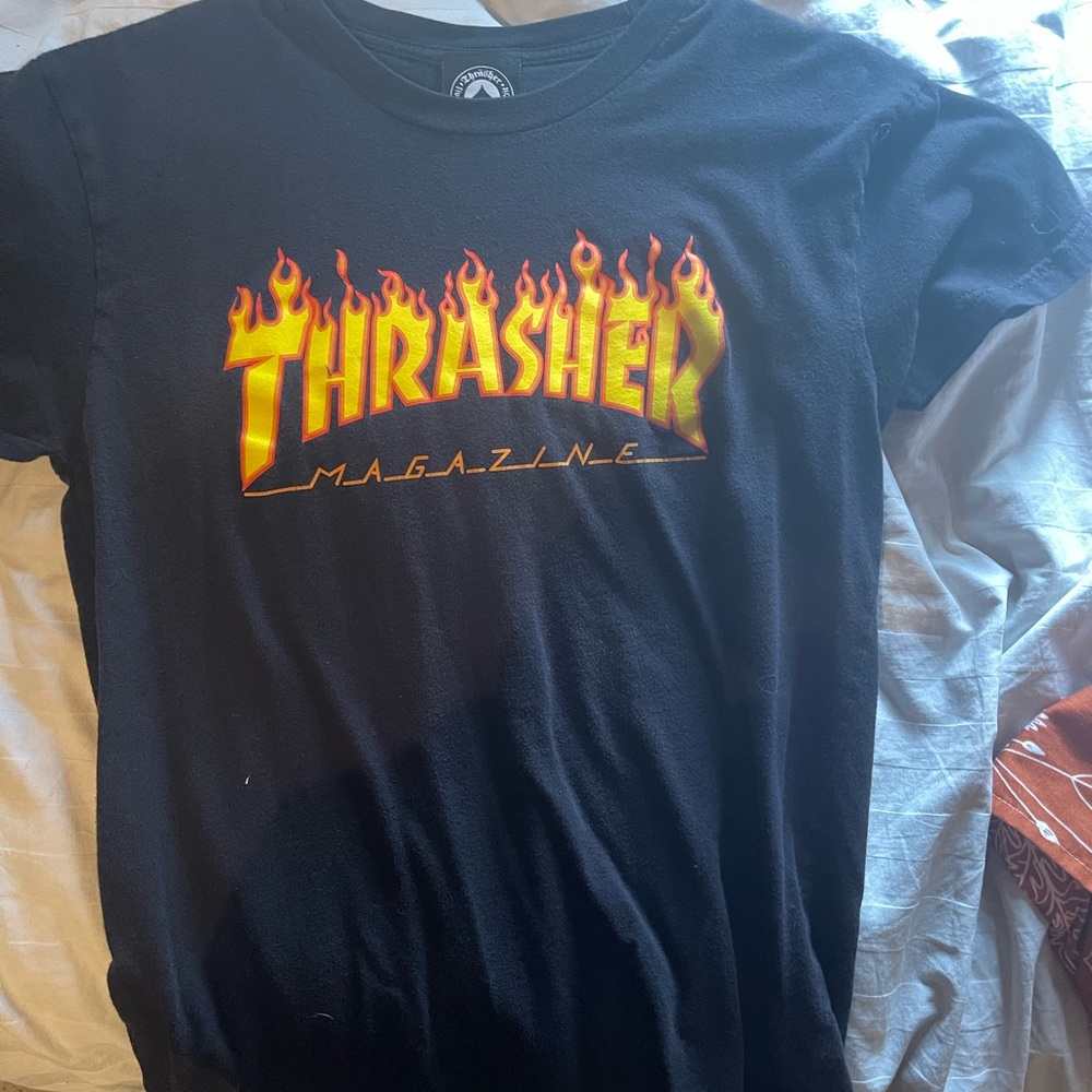 Thrasher black t shirt